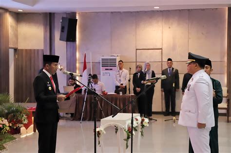 Pj Gubernur Babel Suganda Lantik M Haris Sebagai Pj Bupati Bangka