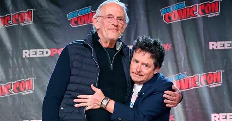 Video El Emotivo Reencuentro Del Dr Emmett Brown Y Marty McFly En La