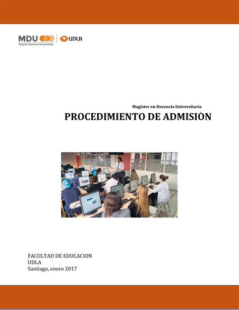 Pdf Procedimiento De AdmisiÓn Udlacl · Quienes Por Orden De Mérito