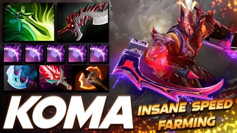 Koma Anti Mage Insane Speed Farming Ownage Dota Pro Gameplay Watch