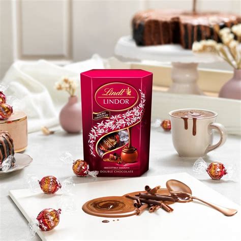 Lindt Lindor Double Chocolate Milk Truffles Ocado