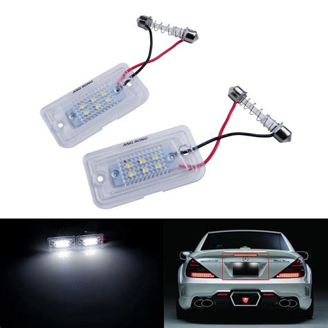 Angrong Led License Number Plate Light For Mercedes Benz W203 Clk C209