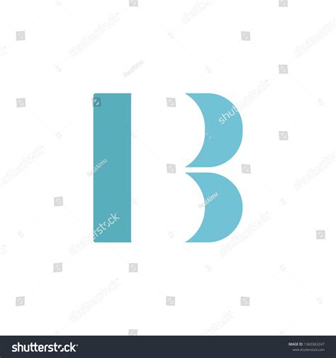 B Font Logo Modern Design Vector Stock Vector (Royalty Free) 1360363247 | Shutterstock