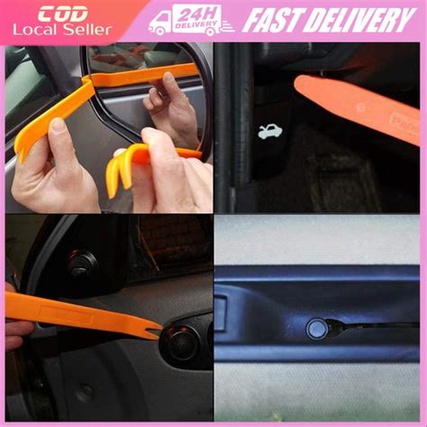 100 Pcs Car Clip Trim Kit Car Push Pin Rivet Bumper Clip Door Panel Car Push Pin Shopee