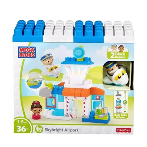 Podniebne Lotnisko Klocki Mega Bloks Element W Fisher Price