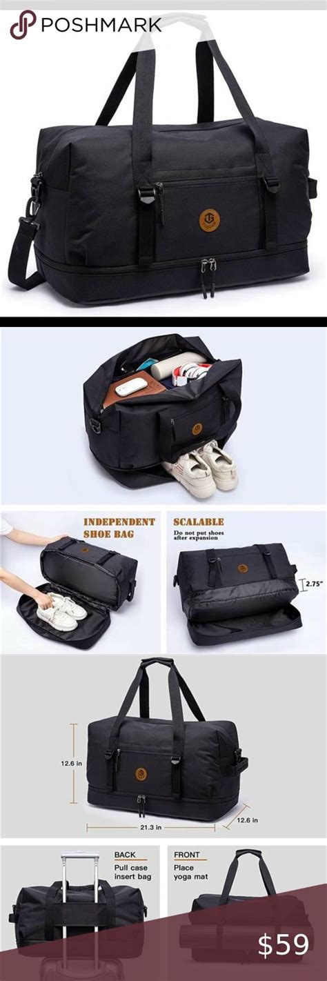 Duffle Bag Large Size Gym Bag Waterproof Weekender Bag With Shoes