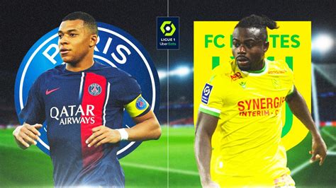 Psg Fc Nantes Les Compositions Officielles