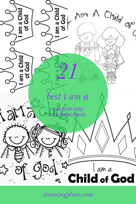 21 Best I Am A Child Of God Coloring Page - Home, Family, Style and Art ...