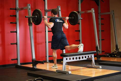 One Leg Barbell Squat Exercise Guide And Video