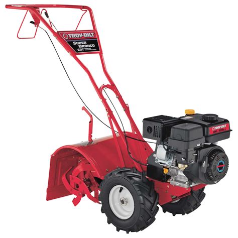 Product Troy Bilt Super Bronco Tiller — 208cc Counter Rotating Tines