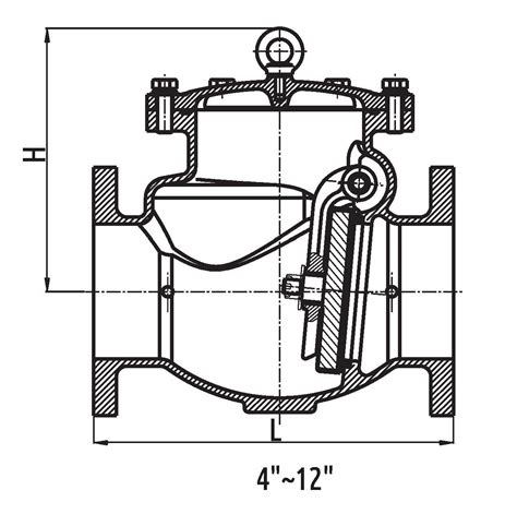 Swing Check Valve Flanged Ends Fivalco Group Leading Valves