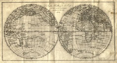 Cartina Del Mondo Originale Incisione Cartina Geografica Bode Eur