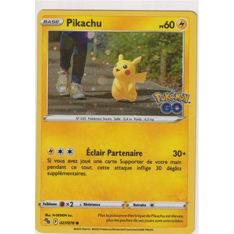 Produit Promo Pokemon Ep E Bouclier Pikachu Go Fr Pok Mon