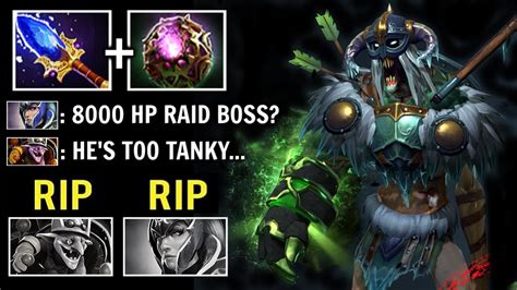 8000 Hp Raid Boss 2s Decay Scepter Oc Undying Crazy Tanky Build Vs Luna Late Epic Game Dota 2