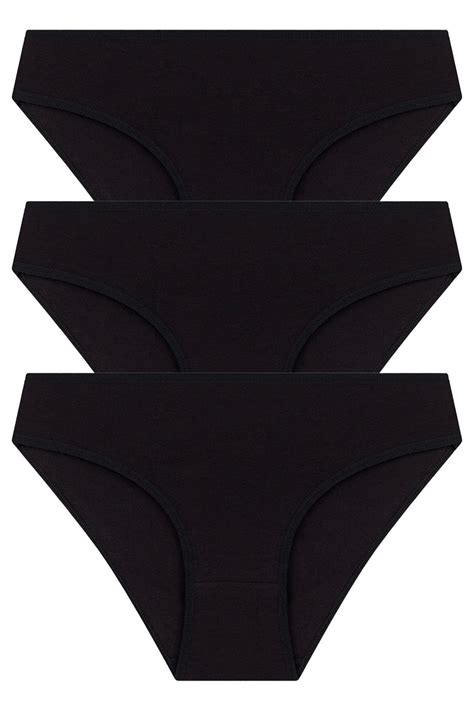 Cottonhill Basic Pamuklu Kadın Bikini Külot 3 lü Paket 7 Fiyatı Yorumları