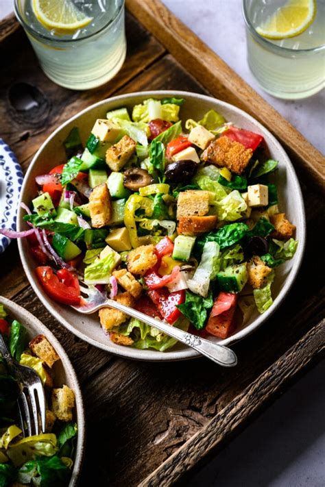 Vegan Italian Chopped Salad Crowded Kitchen