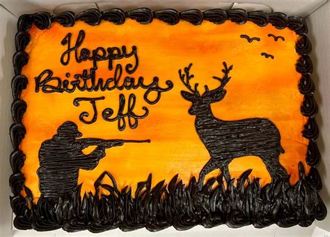 Hunting Theme Cake Grandmas Country Oven Bake Shoppe