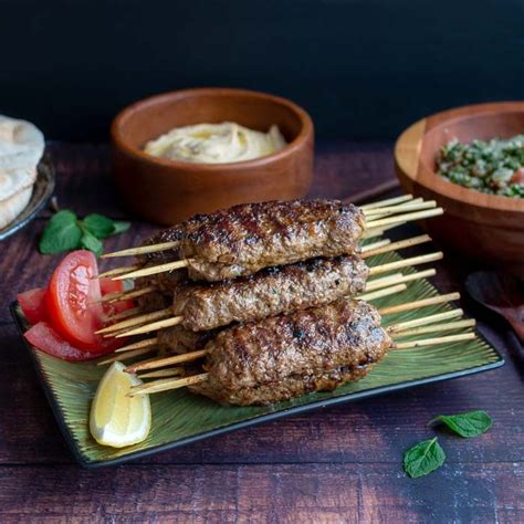 Middle Eastern Ground Lamb Kabobs Recipe Lamb Kabobs Kabob Recipes