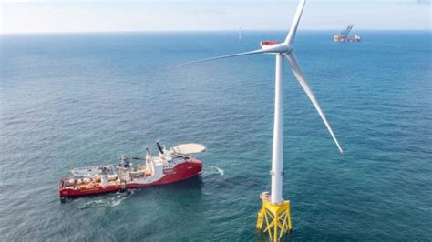 The Worlds Deepest Fixed Bottom Offshore Wind Farm Produces First Power