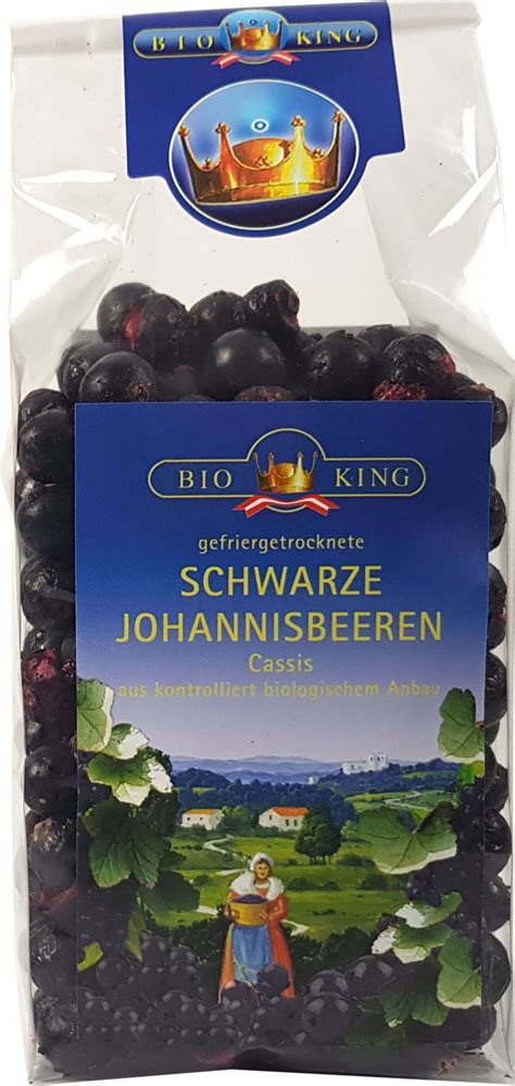 Bioking Schwarze Johannisbeeren Bio G Ayurveda Schweiz