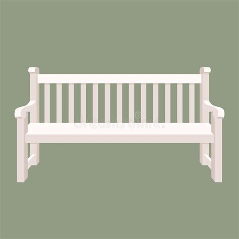 Park Bench Vector Illustration Flat Style Stock Vector Illustration Of Metal Bench 130701114