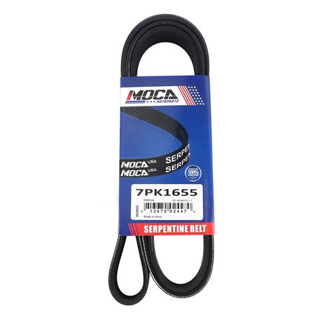 Moca Autoparts 7pk1655 Serpentine Belt Fit For 2002 2005 Honda Civic 2 0l