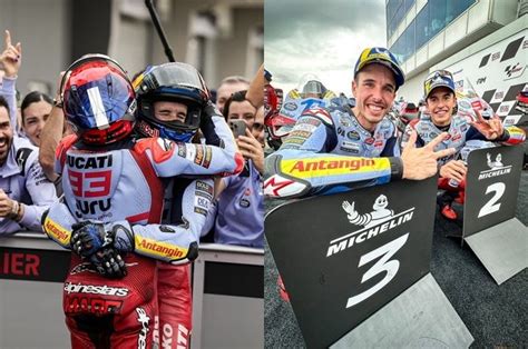 Marc Marquez Dan Adiknya Kompak Podium Di Motogp Jerman Cetak