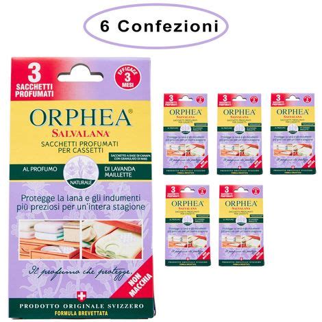 Orphea Salvalana Sacchetti Profumati Per Cassetti Profumo Lavanda 6