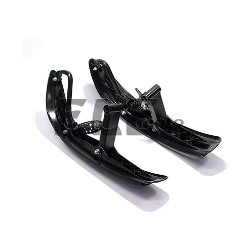 Snowmobile Front Sled Sleds Black Plastic Skis Kit For Snowmobile Atv