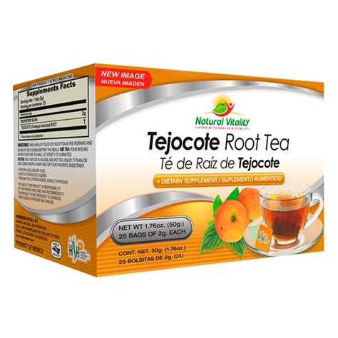 Té de Raíz de Tejocote 25 sobres