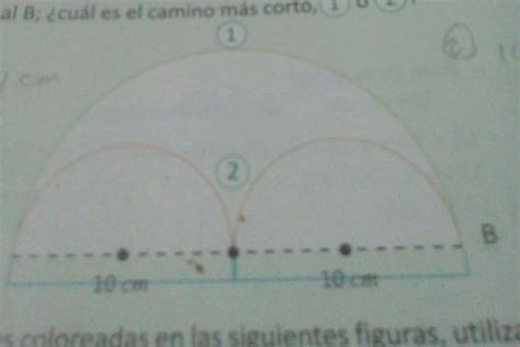 Para Llegar Del Punto A Al B Cual Es El Camino Mas Corto O