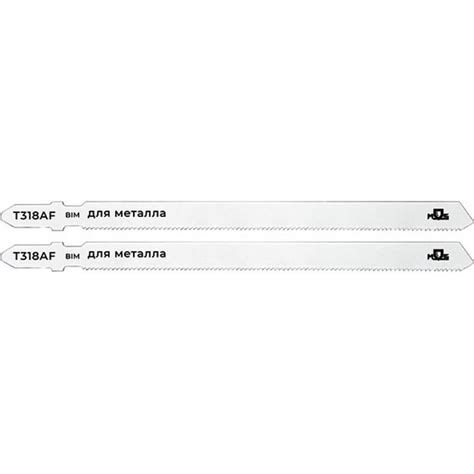Пилка по металлу T318AF, Bimetal, 116 мм, 2 шт для лобзика MOS 40820М ...