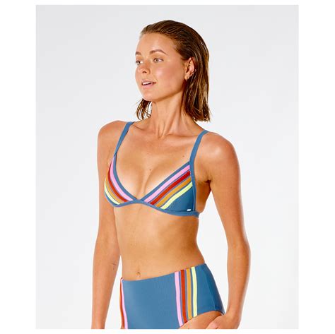 Rip Curl Wave Shapers Stripe Banded Tri Bikini Top Women S Buy