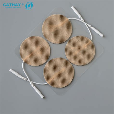 Round Premium Re Usable Self Adhesive Electrode Pads For Tens Ems Unit