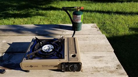 Gas One Gs P Dual Fuel Portable Stove Review Propane Butane For