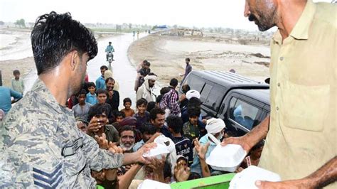 Paf Relief Operation Continues In Flash Flood Hit Areas Pakistan