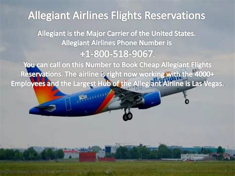 Ppt Allegiant Airlines Flights Reservations Powerpoint Presentation