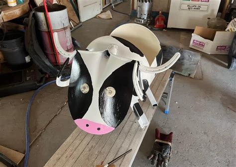 Propane Tank Cow Planter Etsy