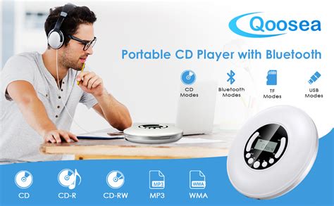 Amazon Qoosea Portable CD Player Bluetooth Kpop CD Player Small