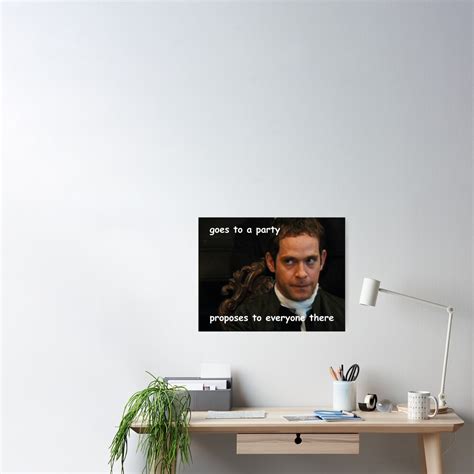 "Mr Collins meme" Poster for Sale by ocd-dot | Redbubble