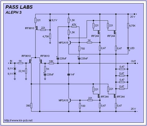 Pass Labs Clone Aleph 3 Amplifier Kk Pcb