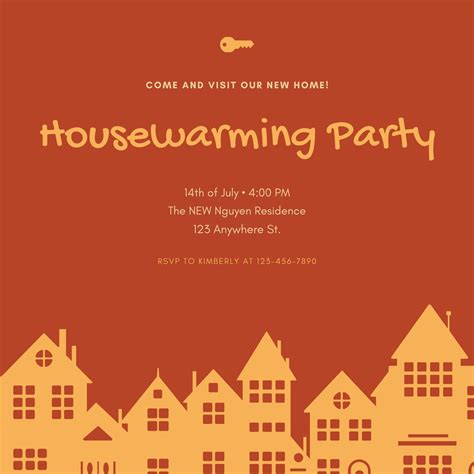 Free Custom Printable Housewarming Invitation Templates Canva