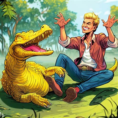 Ai Yellow Alligator Guy 2 By Happyreaction On Deviantart