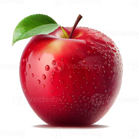 Red Apple Isolated On White Png