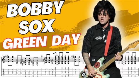 Bobby Sox Green Day Guitar Tutorial Tabs Youtube