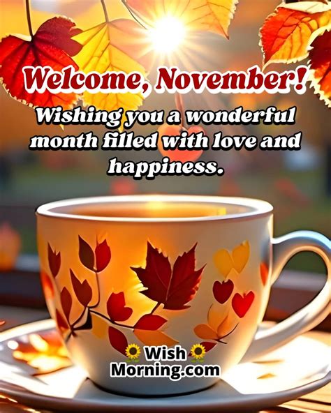 November Month Wishes And Quotes - Wish Morning