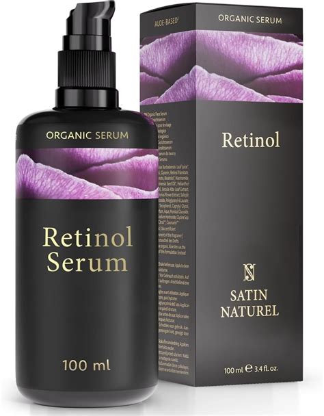 Retinol Serum Visage Bio Ml Avec Niacinamide Acide Hyaluronique