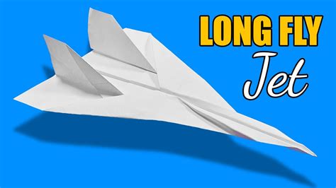 How To Make Paper Airplane That Fly Very Far Origami Jet Plane Jak