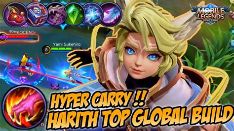 Harith Top Global Build Harith Hyper Carry Gameplay Harith Youtube