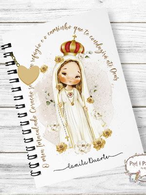 Caderno Colecao Santinhos Nossa Senhora De Fatima Compre Produtos